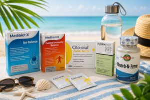 probioticos super útiles en un botiquín de viaje