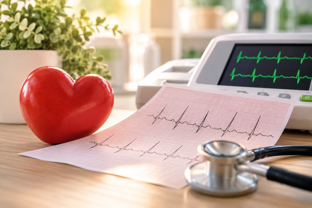 Electrocardiograma para el control de la salud cardiovascular