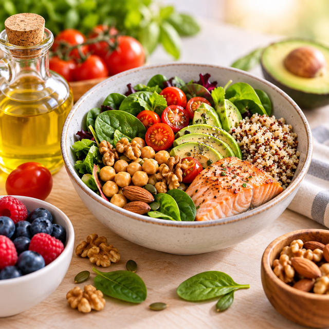 Alimentacion saludable para cuidar el corazón